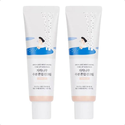 ROUND LAB Birch Juice Tone-Up Sun Cream 50ml*2 set