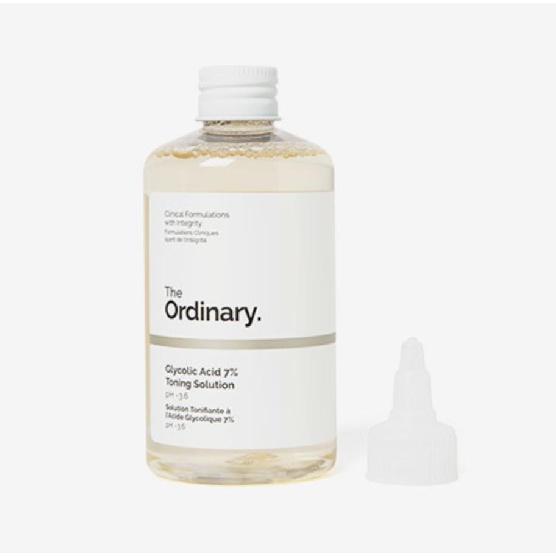 THE ORDINARY グリコール酸 7% トーニングソリューション 240ml - 強力な角質除去 AHA トナー