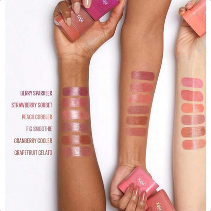 Kaja Cheek & Lip - Dewy Bar 06 Grapefruit Gelato 10g/0.35 Oz | Creamy Blusher And Balm Multi-Stick | Infused With 45% Moisturizing Oil