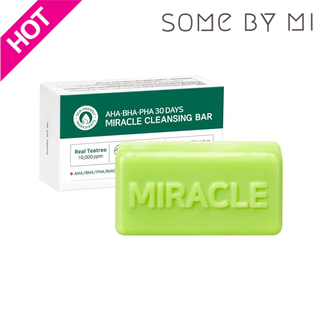 SOME BY MI AHA BHA PHA 30 Days Miracle Cleansing Bar 106g All Beauty From Korea