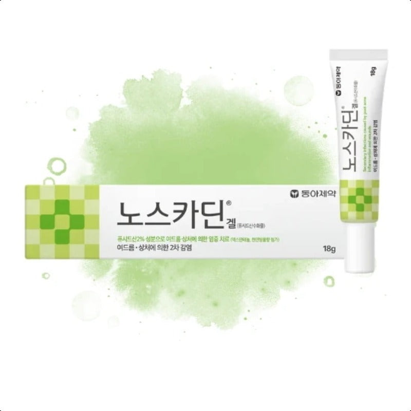 Dong-A Pharma  Noscardin Gel 18g – Fusidic Acid 2% Acne & Wound Infection Treatment