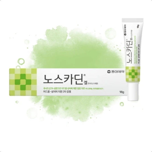Dong-A Pharma  Noscardin Gel 18g – Fusidic Acid 2% Acne & Wound Infection Treatment