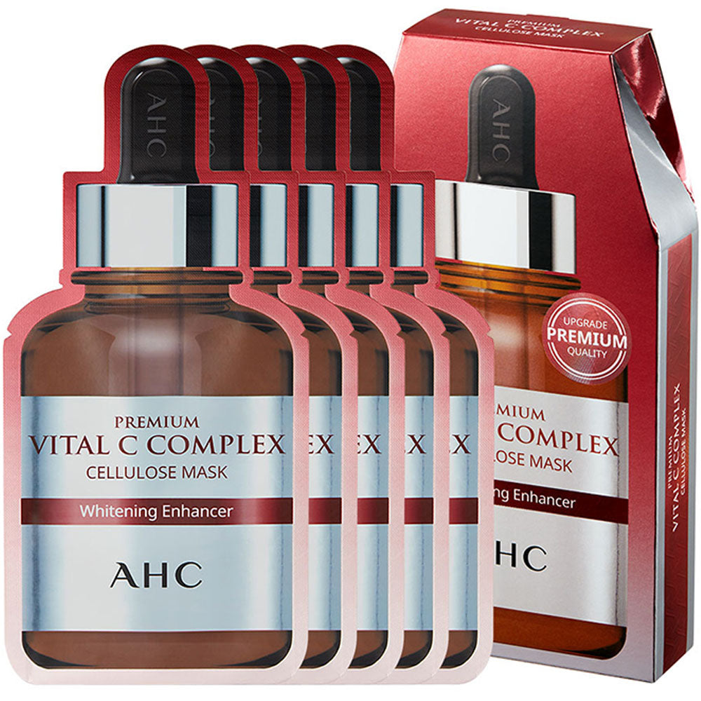 AHC Premium Vital C Complex Cellulose MASK 27ml x 5 pieces