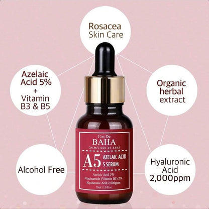 Cos De BAHA Premium Azelaic Acid 5% Facial Serum 30cm/1.01 Oz