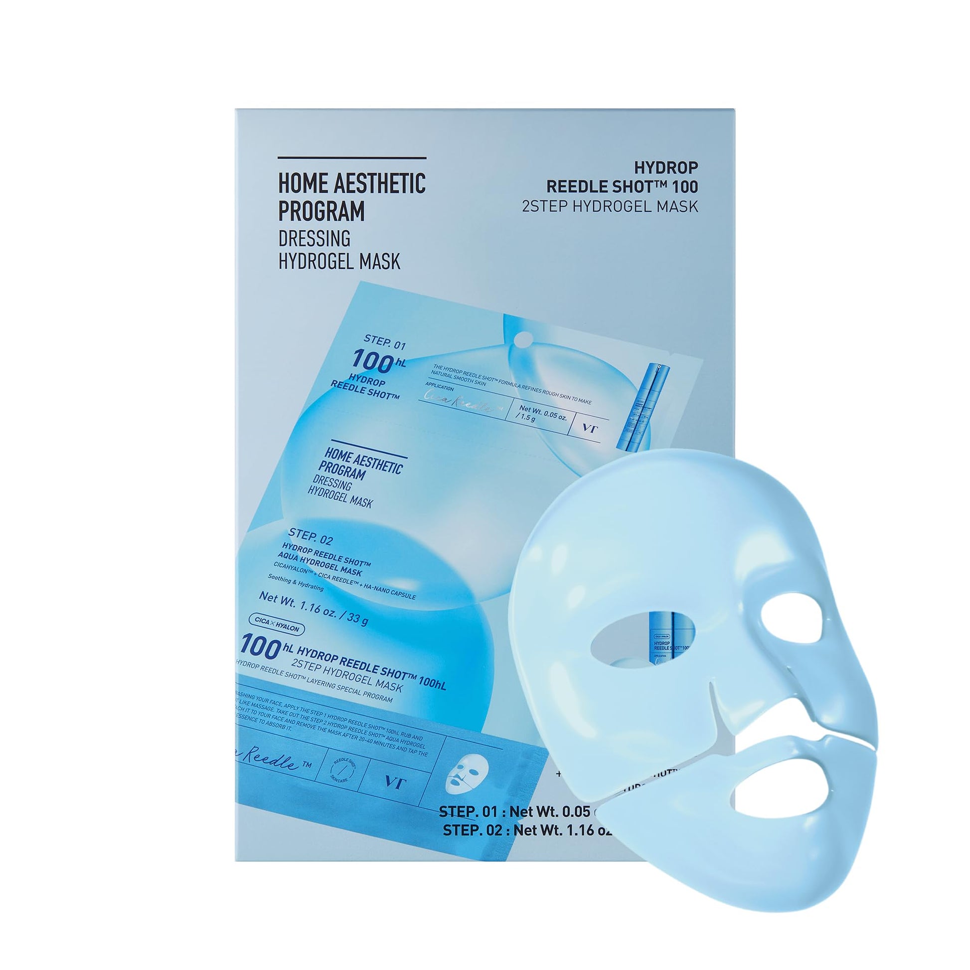 VT COSMETICS Reedle Shot 100 2-Step Hydrogel Mask