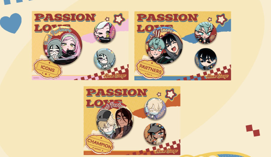 Alien Stage Partner Series - Badge Set(in stock now)
