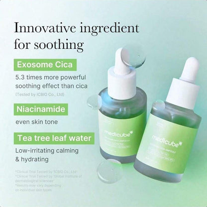 Medicube Exosome Cica Tea Tree Ampoule 30ml