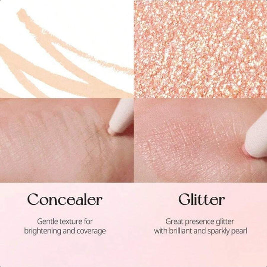 Peripera Sugar Twinkle Duo Eye Shadow Stick 007 Pink Linen 4ml/0.14oz