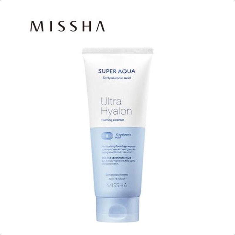 [MISSHA] Super Aqua Ultra Hyalon Foaming Cleanser 200ml