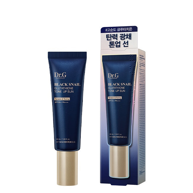 Dr.G Black Snail Glutathione Tone Up Sun 50ml SPF50+PA++++