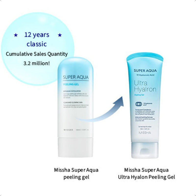 [MISSHA] Super Aqua Ultra Hyalron Peeling Gel 100ml