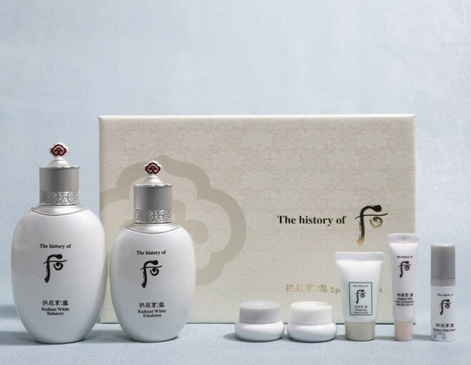 THE HISTORY OF WHOO Gongjinhyang Seol Radiant White 2pcs Special Set - New