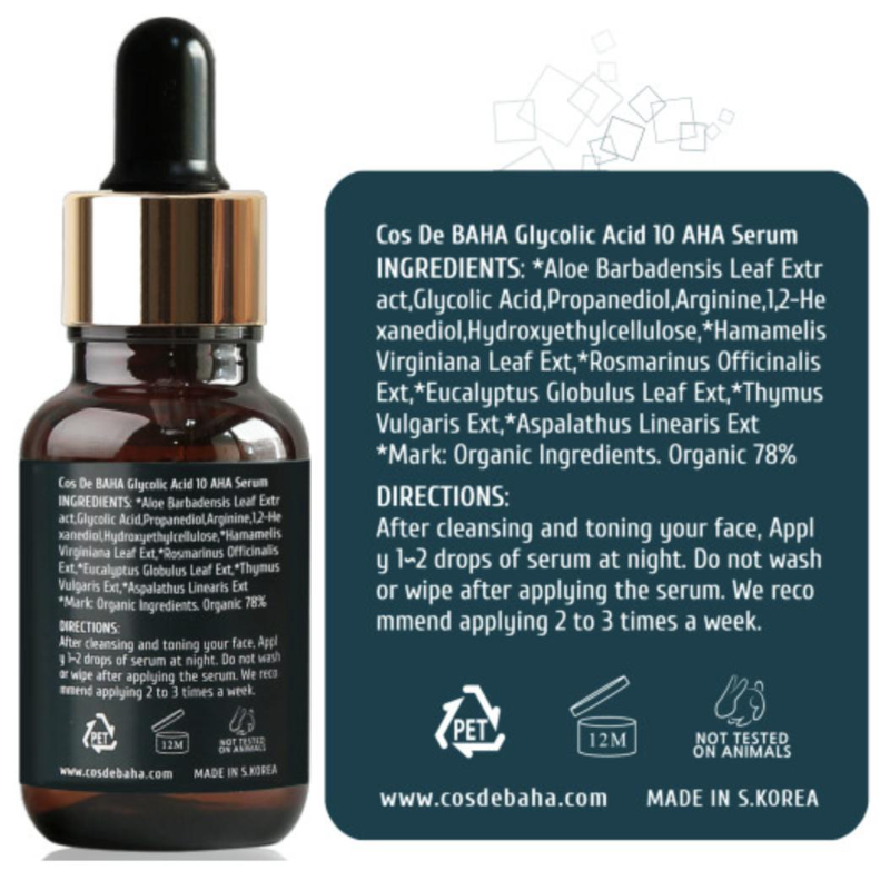 Cos De BAHA G Glycolic Serum 30ml