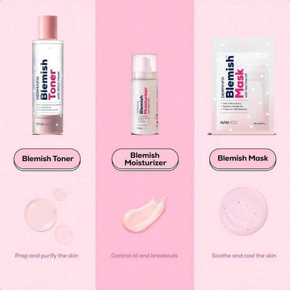 DermaFix Blemish Moisturizer, 2.02 Fl . Oz. 60ml, With Calamine, Green Tea, And Aloe, Lightweight Daily Facial Moisturizer, For Oily, Acne-Prone Skin, Moisturizer For Acne Regimen, Korean Skincare