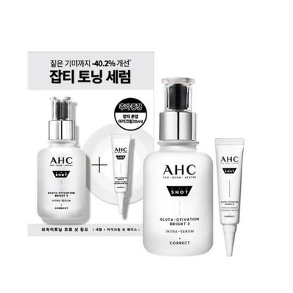 AHC Pro Shot GlutA-ctivation Bright 3 Intra-Serum 40ml Special Set (+Eye Cream 10ml)