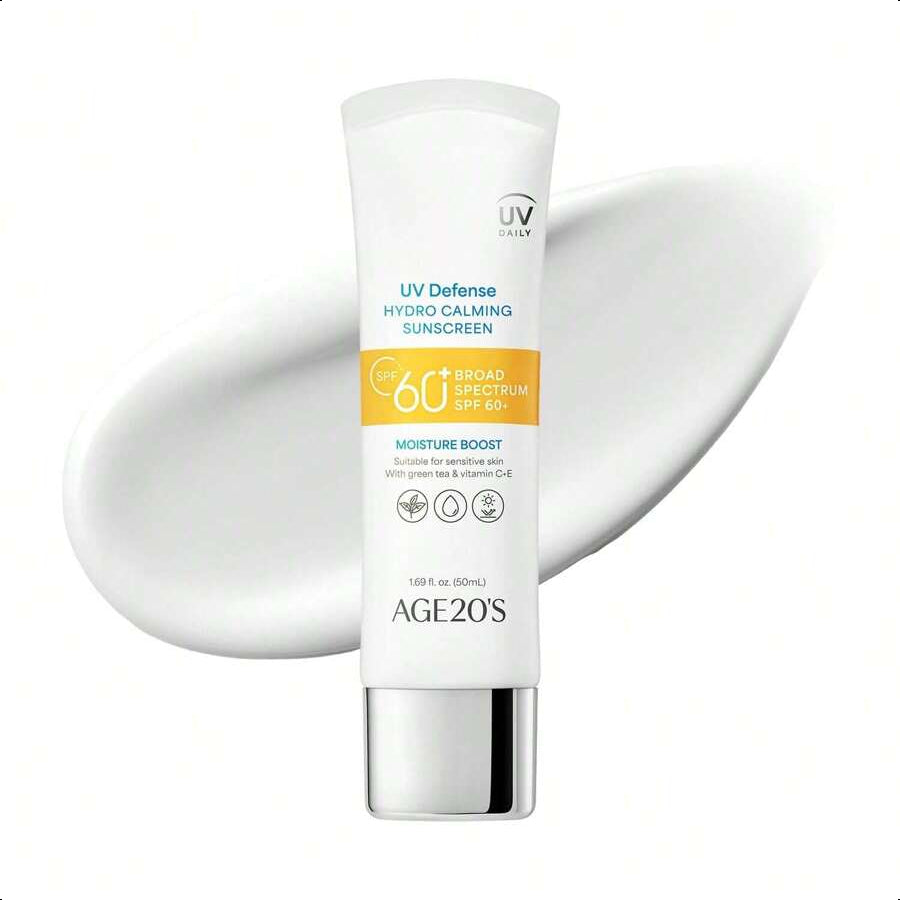 Age20's UV Defense Hydro Calming Sunscreen SPF 60+ | Korean Sunscreen | Moisturizing Creamy