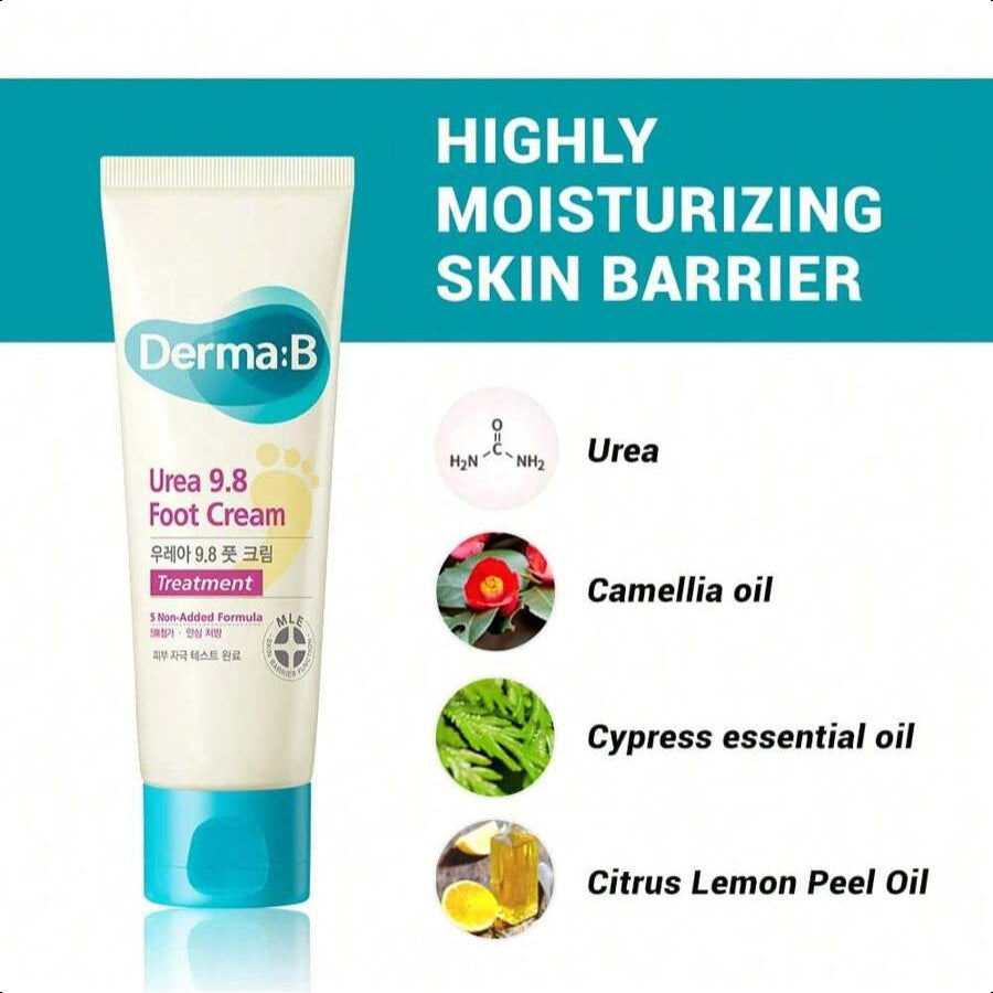 DERMA:B Urea 9.8% Foot Cream 80ml