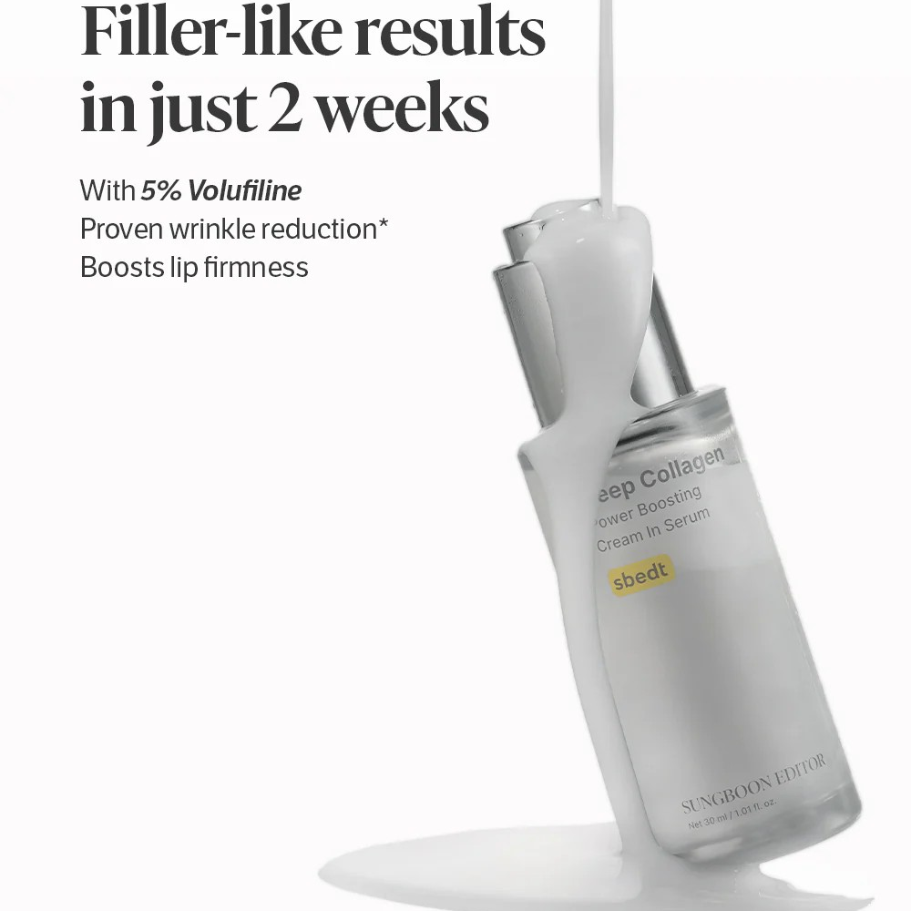 SUNGBOON EDITOR  Deep Collagen Power Boosting Cream In Serum 30ml