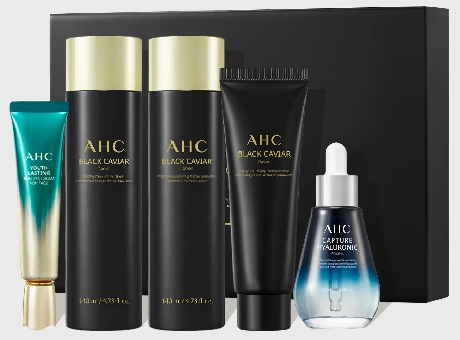 AHC Black Caviar Skincare Set