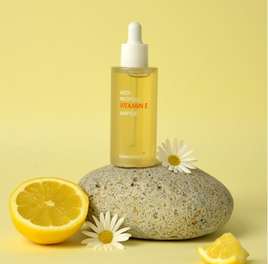 DERMASHARE Medi Propolis Vitamin E Ampoule 50ml – Glow-Boosting Shield for Tired Skin