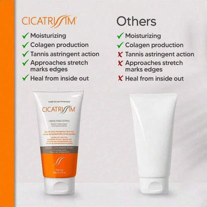 CICATRI Deep Stretch Mark Removal Cream 150ml/5.29 Oz - Innovative Formula With Pure And Powerful Natural Ingredients From Brazilian Flora - For All Stretch Marks & Skin Types.
