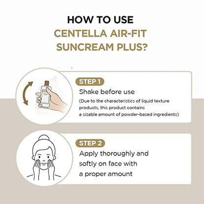 SKIN1004 Madagascar Centella Air-Fit Suncream Plus 50ml SPF50+ PA++++