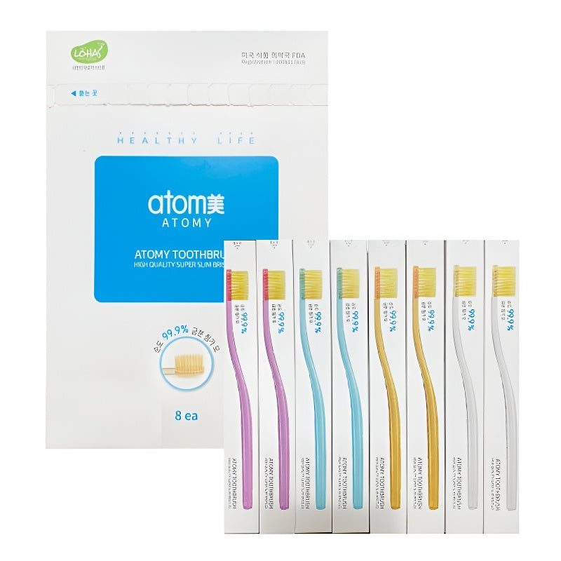 Atomy Toothbrush set (a set of 4 colors and 8 pieces)