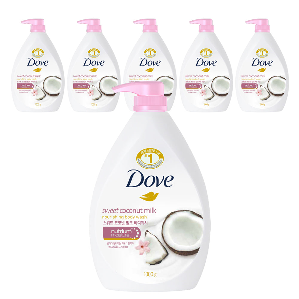 Dove sweet coconut milk body shower, 1000g,