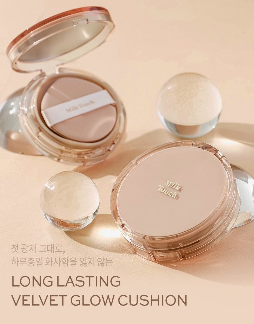 MILK TOUCH LONG LASTING VELVET GLOW CUSHION SET