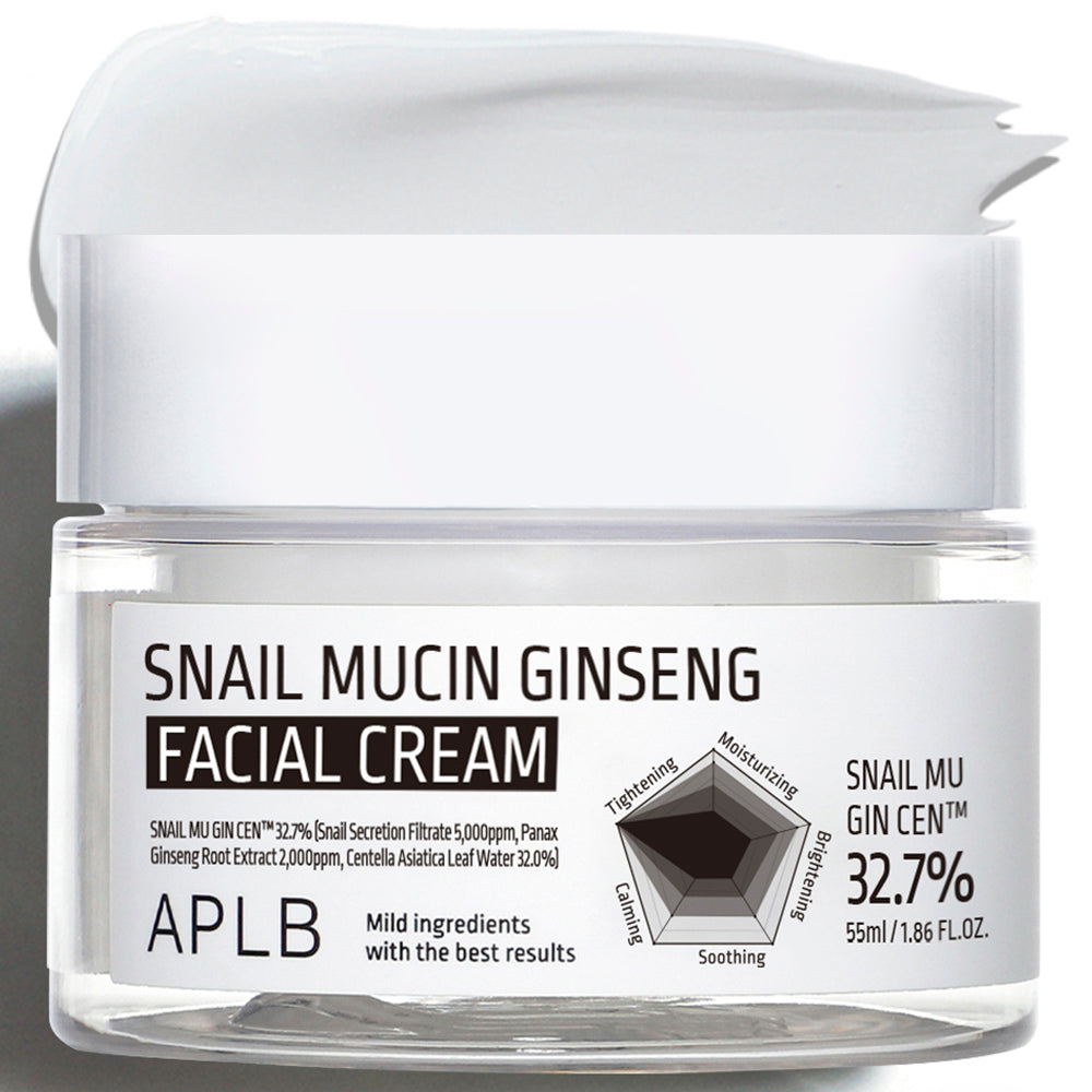 APLB Snail Mucin Ginseng Facial Cream 55ml