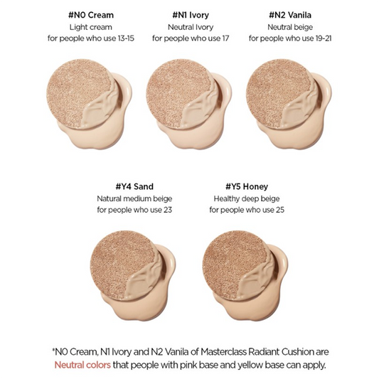 JUNG SAEM MOOL Masterclass Radiant Cushion (Refill included) SPF 50+/PA+++