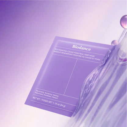 Biodance Bio Rejuvenating Caviar PDRN Real Deep Mask 4ea