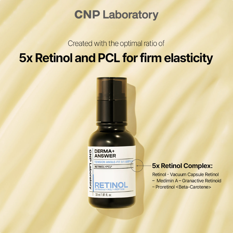 CNP Derma+ Answer Tension Angle-fit 5:1 Retinol Ampule30ml