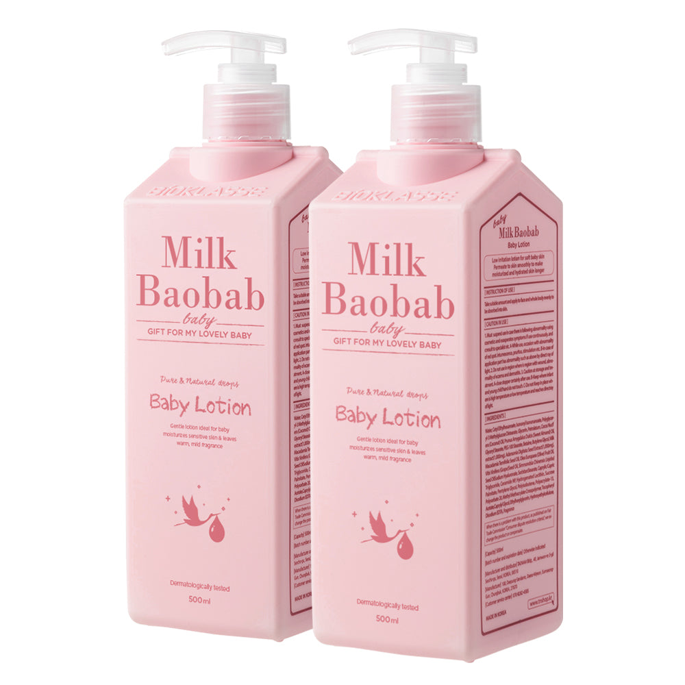 Milk bar obab baby lotion, 500ml, 2 pieces