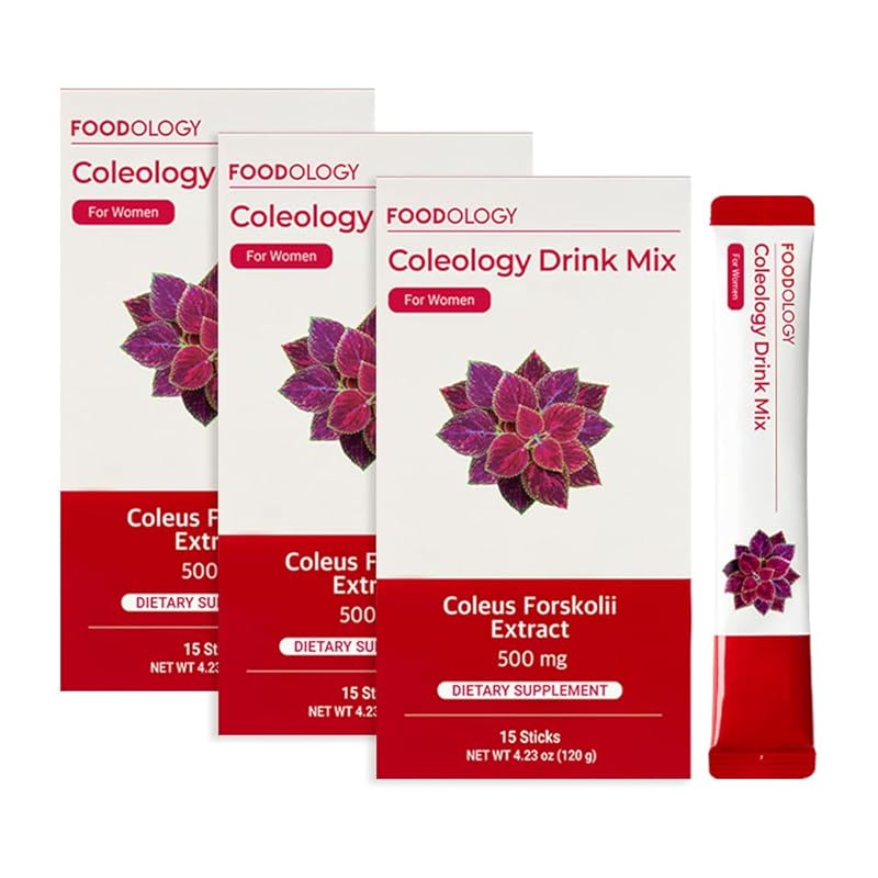 FOODOLOGY Coleology Drink Mix (Pack of 1, 15 days) - Health Management Water Drink Mix, Pomegranate Flavor. Natural Ingredients.