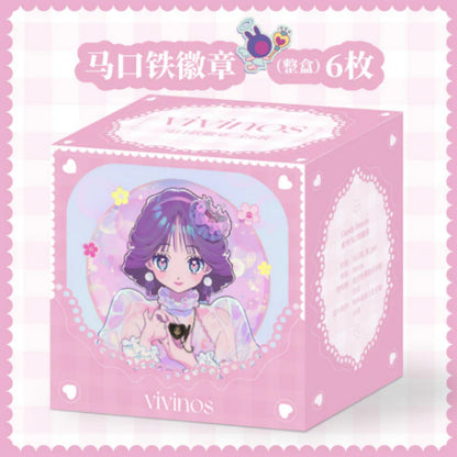 VIVINOS - Candy Hearts Series Tinplate Badge