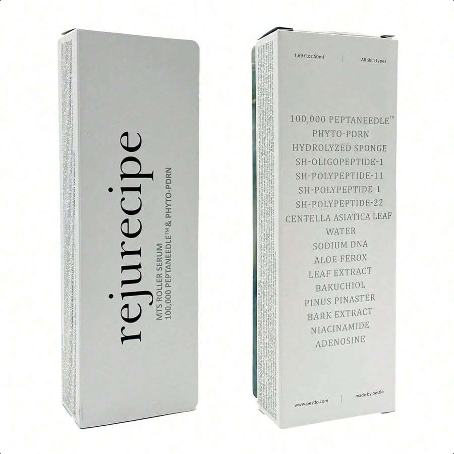 PESTLO Rejurecipe Spicule Roller Serum 50ml (1.69 Fl Oz) - Exfoliating & Hydrating Serum With Spicule Technology For Face, Neck, Décolleté