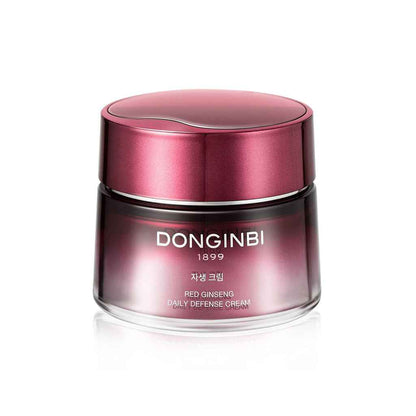 Donginbi Red Ginseng Daily Defense Cream 25ml- Firming Cream for Loose Surface, Face Moisturizer for Skin Barrier Repair,