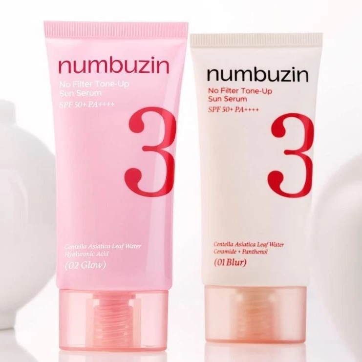 Numbuzin No.3 No Filter Tone Up Sun Serum SPF50+PA++++ 50ml