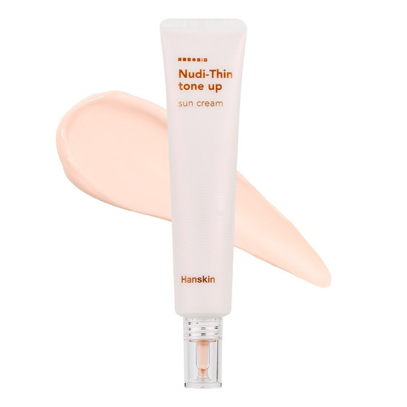 Hanskin Nudi Thin MakeUp Tone Up Lighting Finish Sunscreen SPF50+ PA++++ 40ml