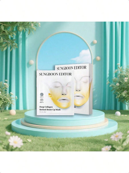 SUNGBOON EDITOR Deep Collagen Retinol Tension Boost Up Mask 25g/0.88 Oz(4ea)