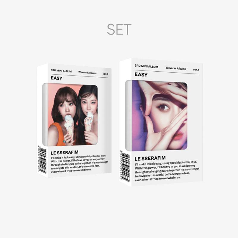 LE SSERAFIM 3rd Mini Album [EASY] (Weverse  Albums Ver.)