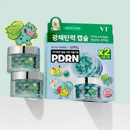 VT - PDRN Capsule Cream 100 50ml 1+1 (+Pikachu Pouch Keyring)