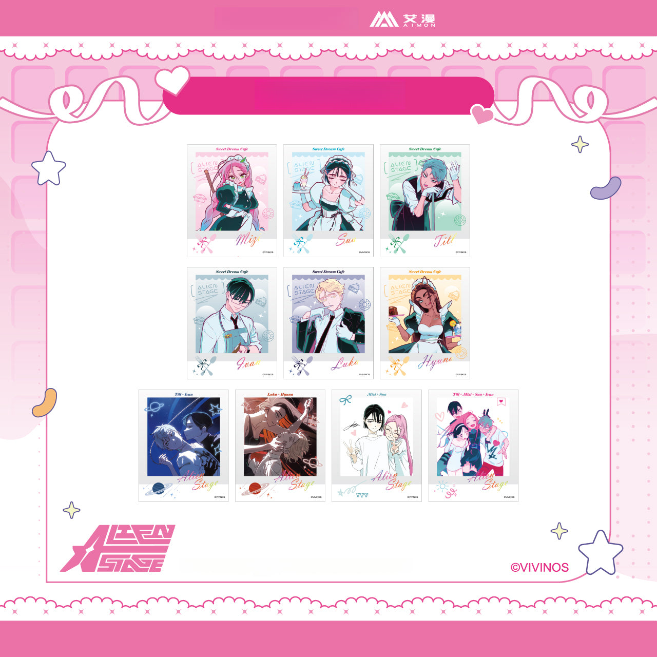 Pre-order Alien Stage x Aimon Polaroid Blind Box