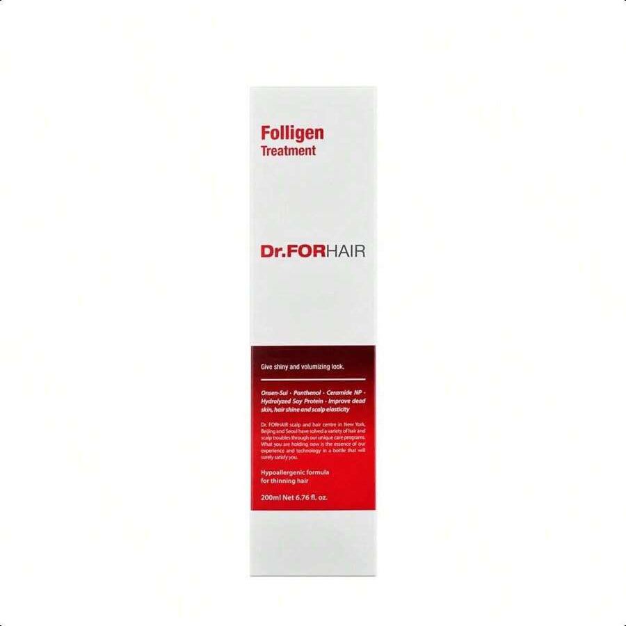 Dr.FORHAIR Folligen Treatment  200ml/6.76 Oz For Relieving Thinning Hair Care Shiny Increase Volume Strength