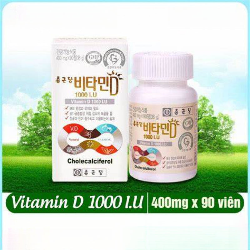 Chong Kun Dang vitamin D 1000IU 36g (400mg x 90tablets)