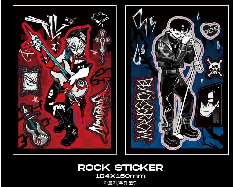 [Pre-order] ALIEN STAGE IVAN & TILL Rock Sticker