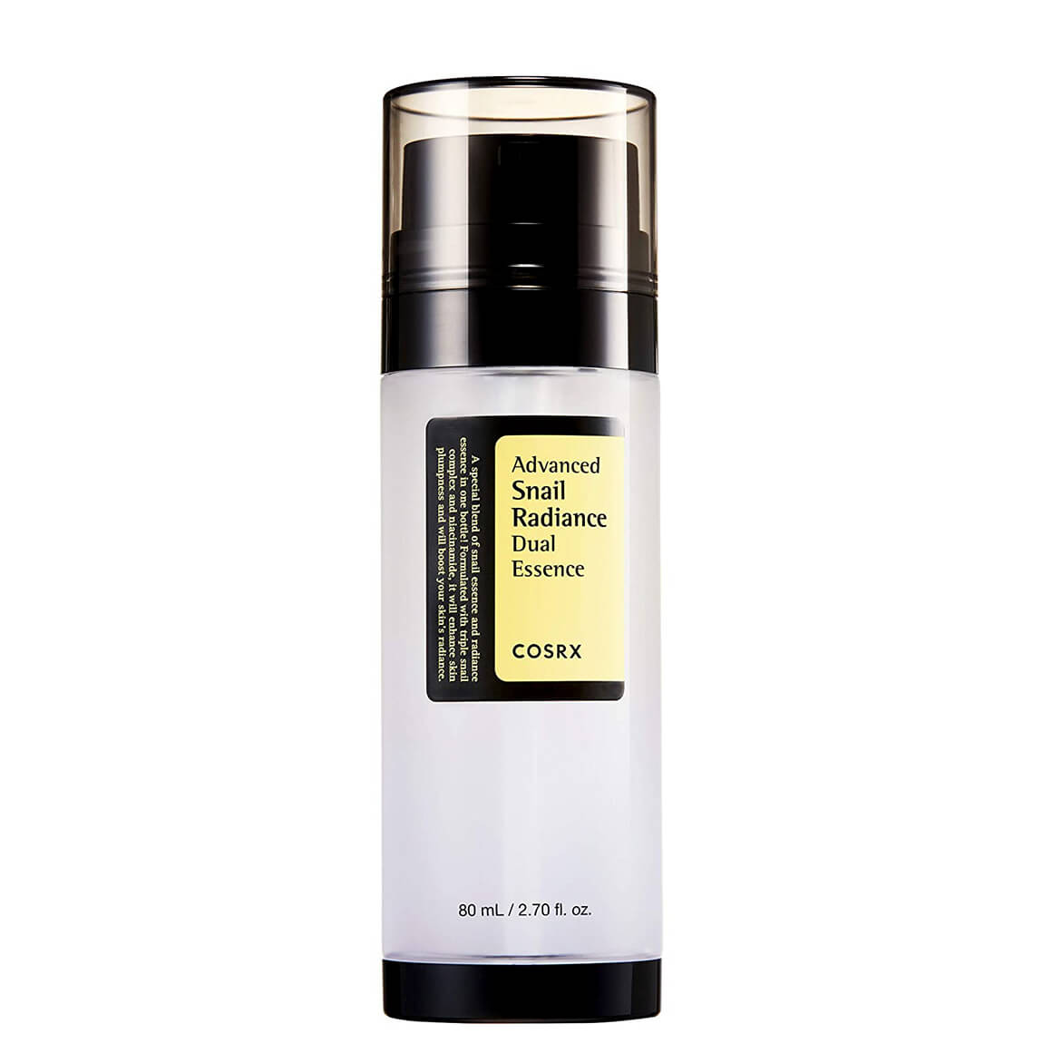 COSRX Advanced Snail Radiance Dual Essence - 80ml Expiring products exp:2026.11.20