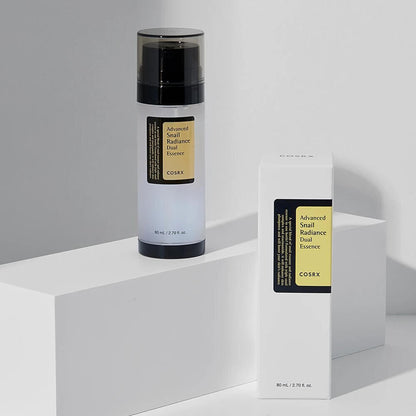 COSRX Advanced Snail Radiance Dual Essence - 80ml Expiring products exp:2026.11.20