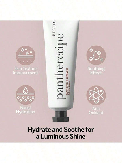 PESTLO Pantherecipe Cream 1.69 Fl.Oz./50ml - Hydrating & Soothing With Ceramide And Panthenol - Moisturizes, Strengthens Skin Barrier, EWG Green, Lightweight, Non-Greasy, For Day & Night